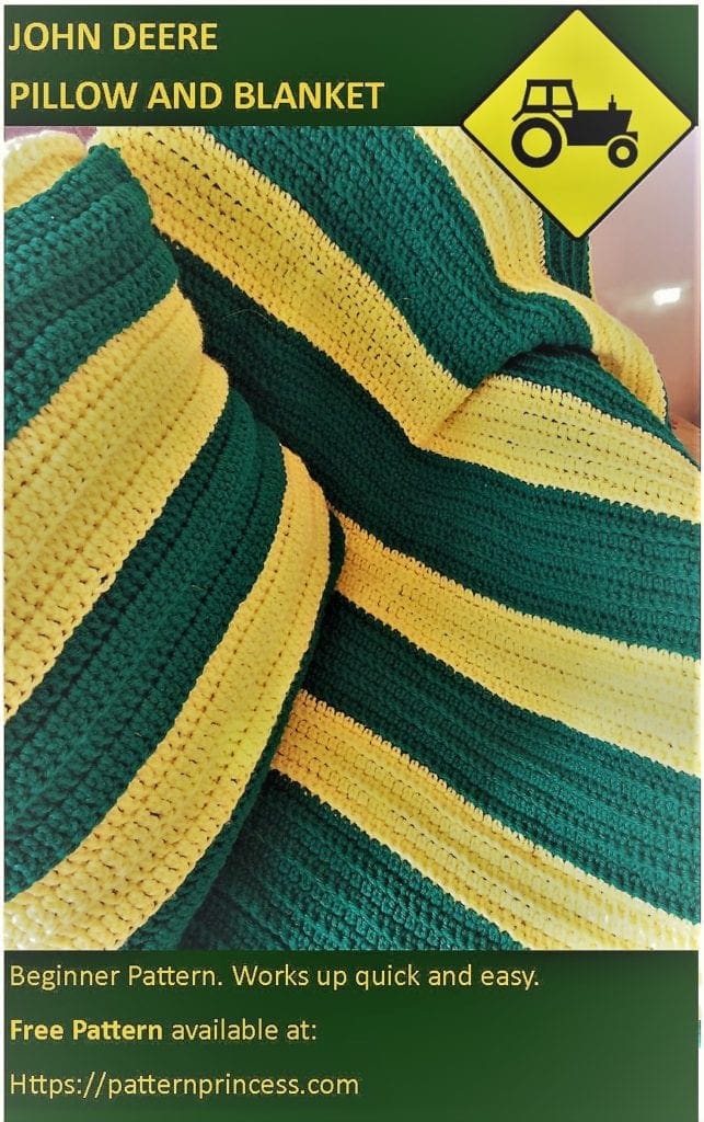 Green Bay PackerJohn Deere Afghan Pattern Princess