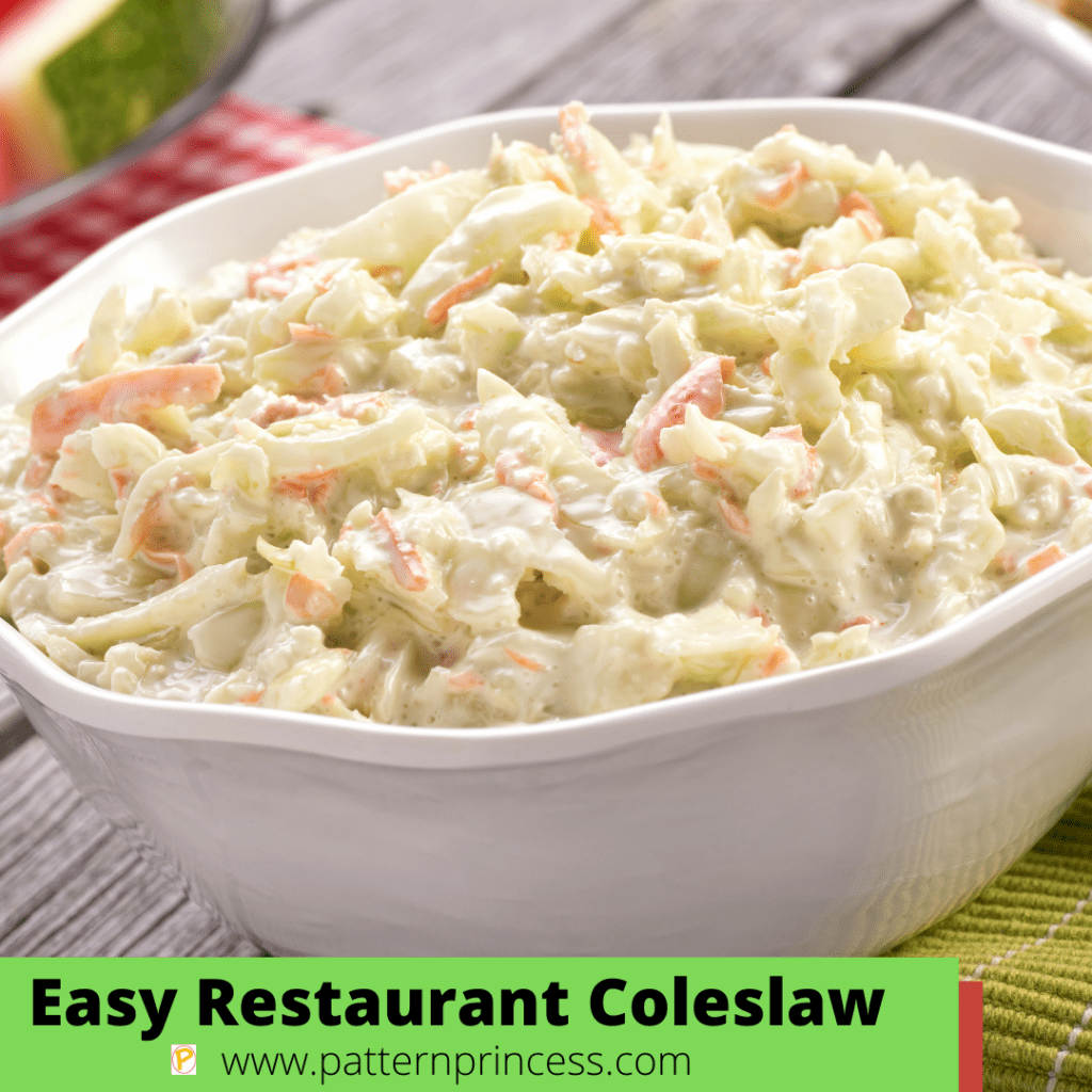 How to Make the Best Coleslaw Ever Pattern Princess