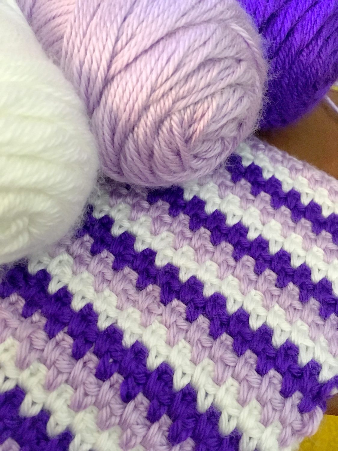 How to Crochet a Moss Stitch Baby Blanket Pattern Princess