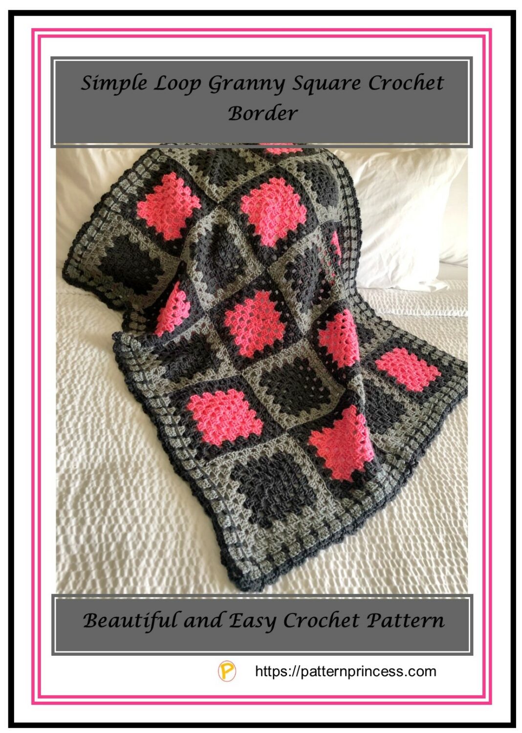 Crochet Border For Granny Stitch Blanket Amelia's Crochet