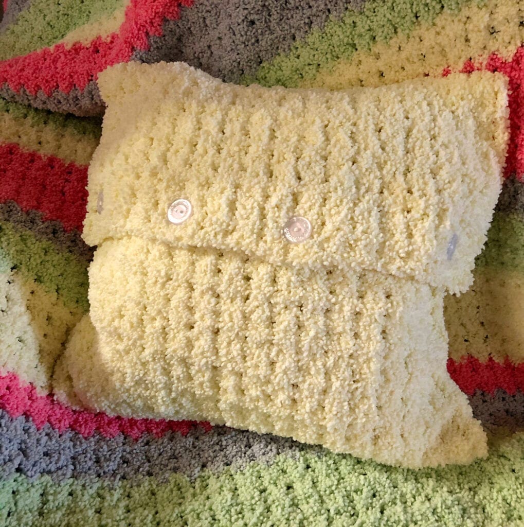 Fluffy Crochet Pillow Cover Pattern Princess