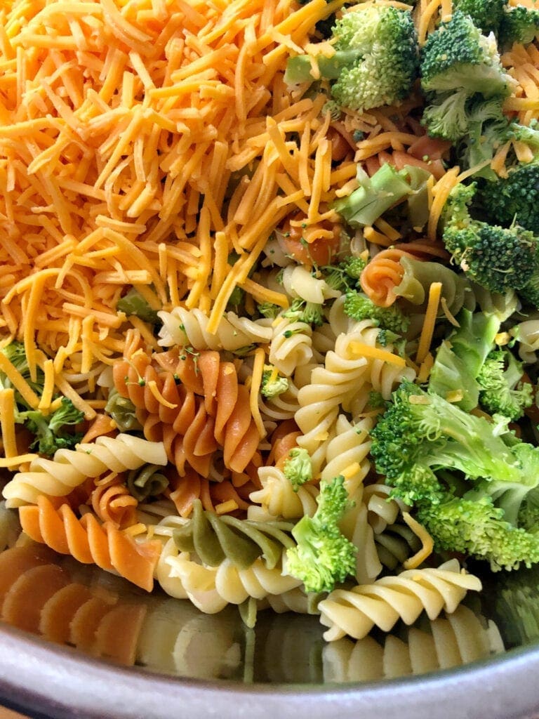 Broccoli Cheddar Pasta Salad Pattern Princess