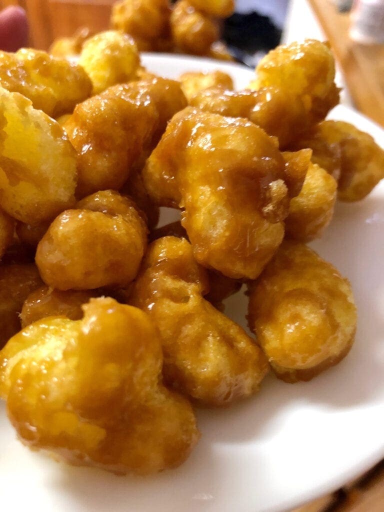 Caramel Coated Puff Corn Pattern Princess