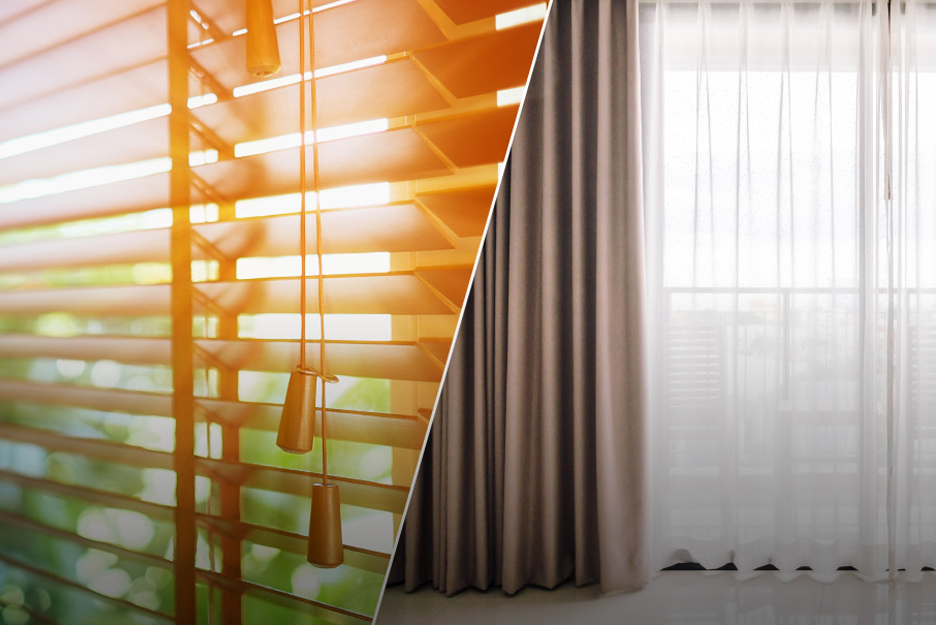 Choosing between Blinds and Curtains Patterns Furnishing