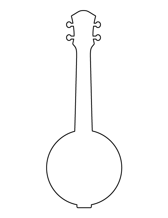 Printable Banjo Template