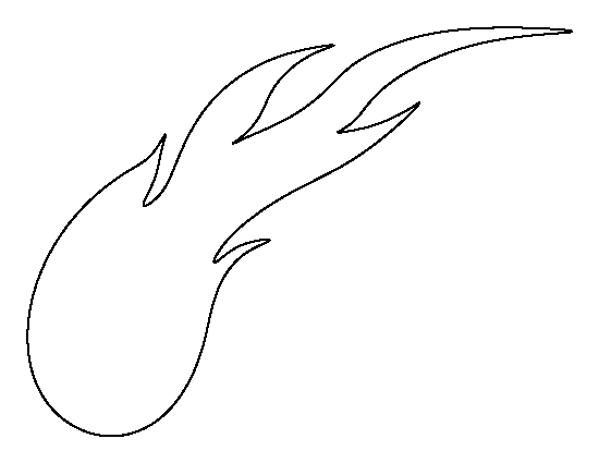 Printable Comet Template