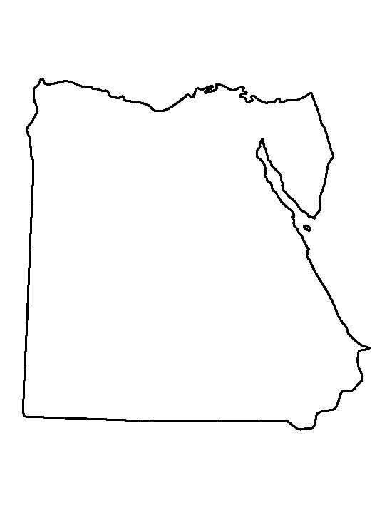 Printable Egypt Template