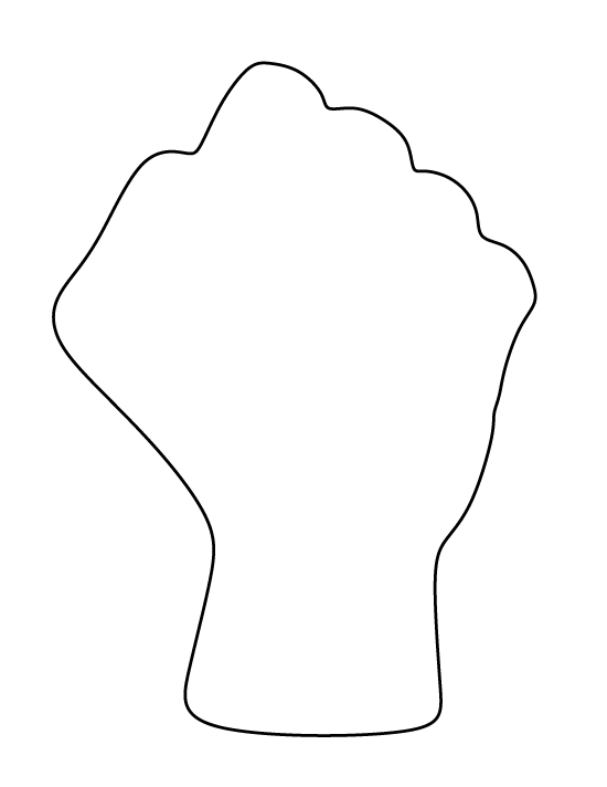 Printable Fist Template