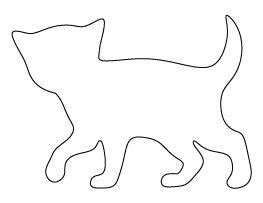 Free Cat Patterns for Crafts, Stencils, and More