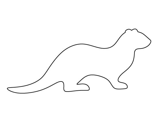 Printable Otter Template