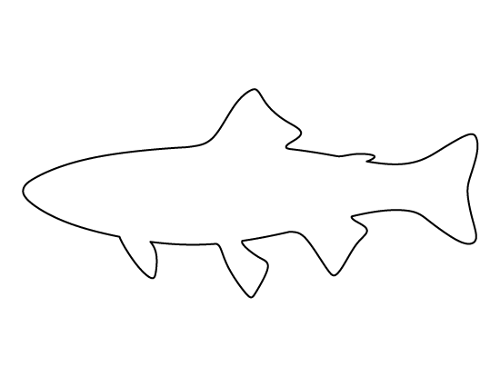 You may also see best premium animal shaped free templates. Printable Trout Template