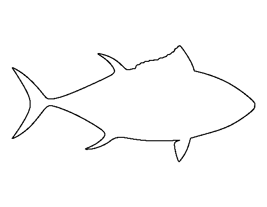 Printable Tuna Template