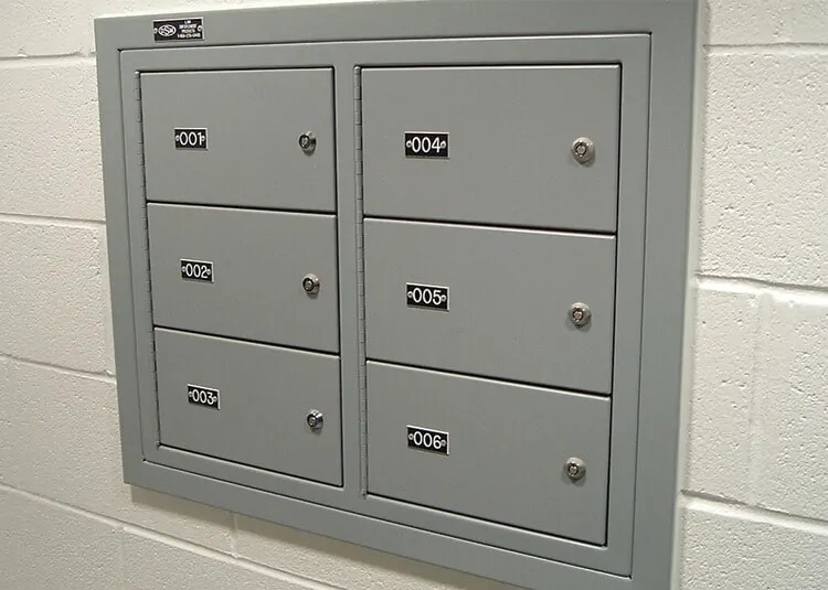 Wall Mounted Gun Lockers Weapons Locker for Law Enforcement PP