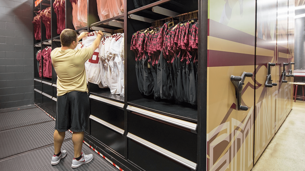 Football Equipment Storage Solution is Game Changer for Florida State