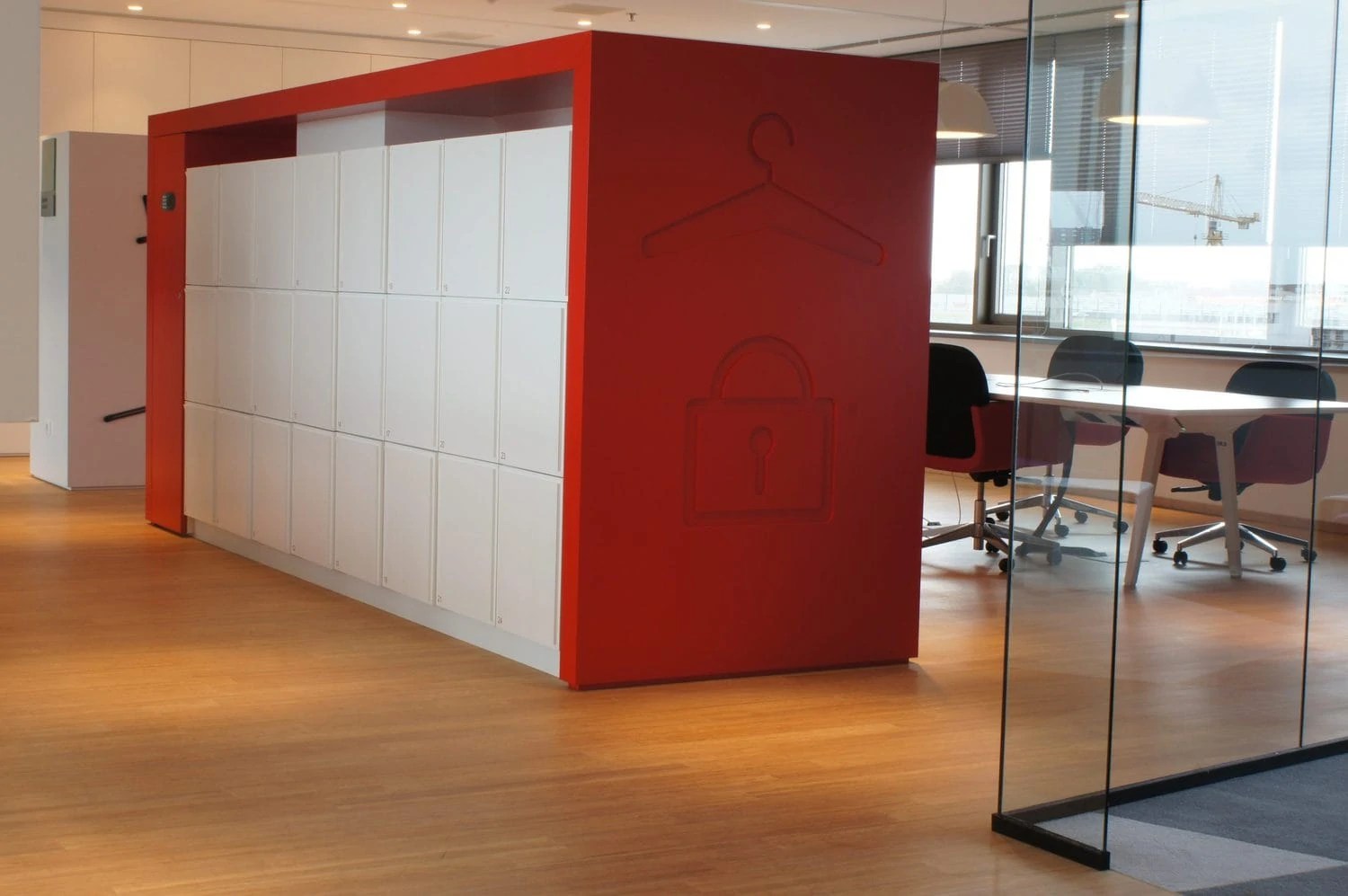 Temporary Use Lockers Agile, Built in, Modular l Patterson Pope