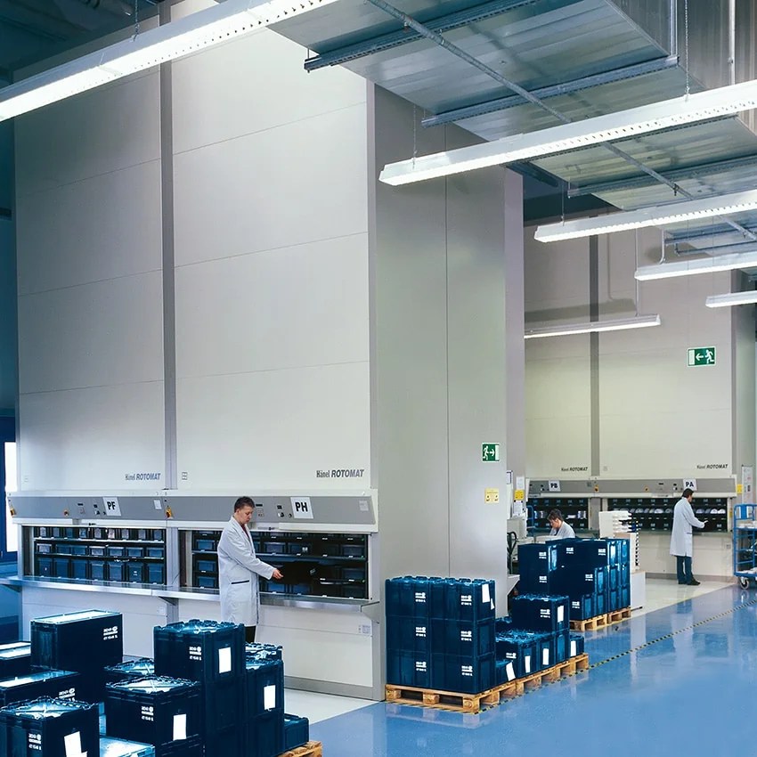 Rotomat Industrial Vertical Carousel Storage System Patterson