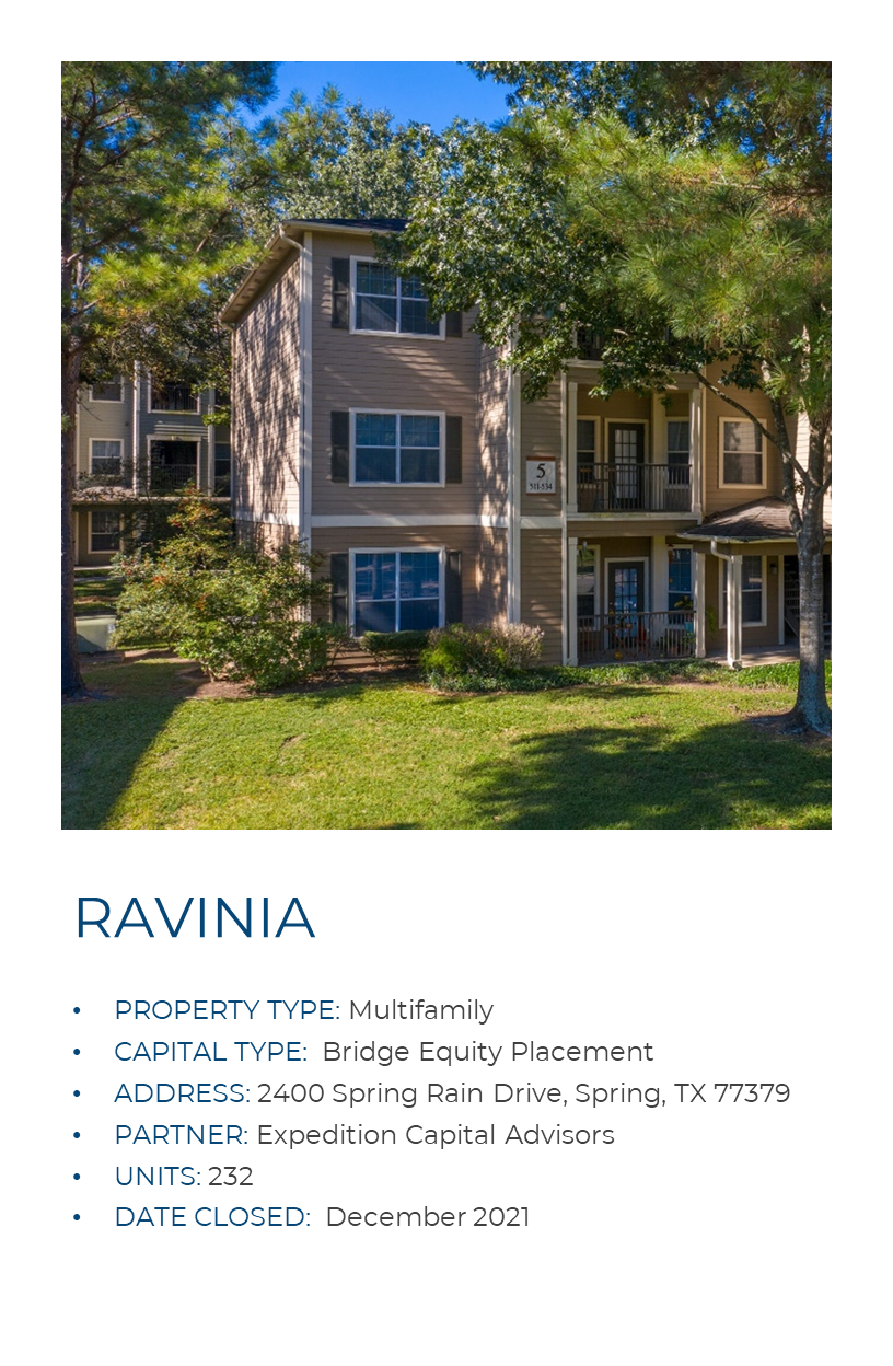 TEXAS TRANSACTIONS Patterson Real Estate Advisory Group