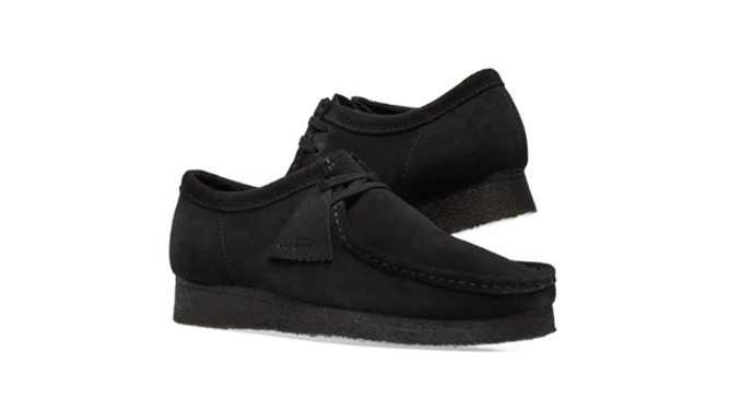 black wallabees womens