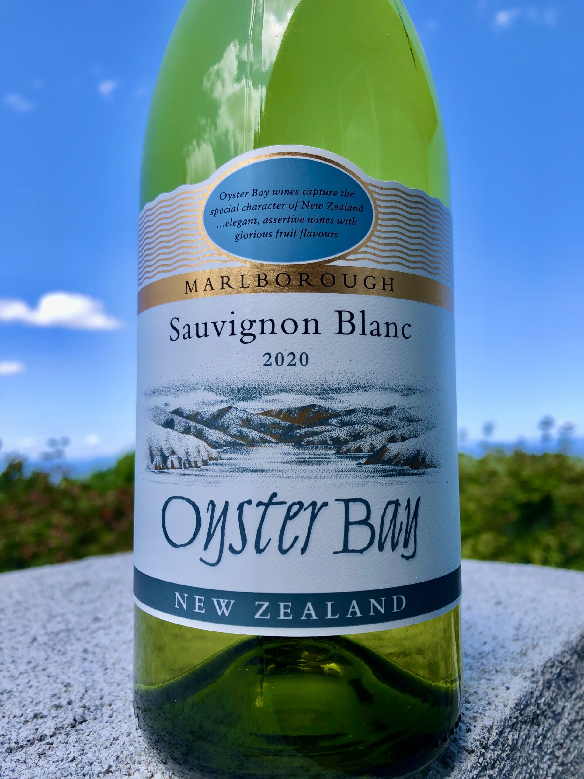 "Can't go wrong" white 2020 Oyster Bay Sauvignon Blanc Pat The Wine Guy