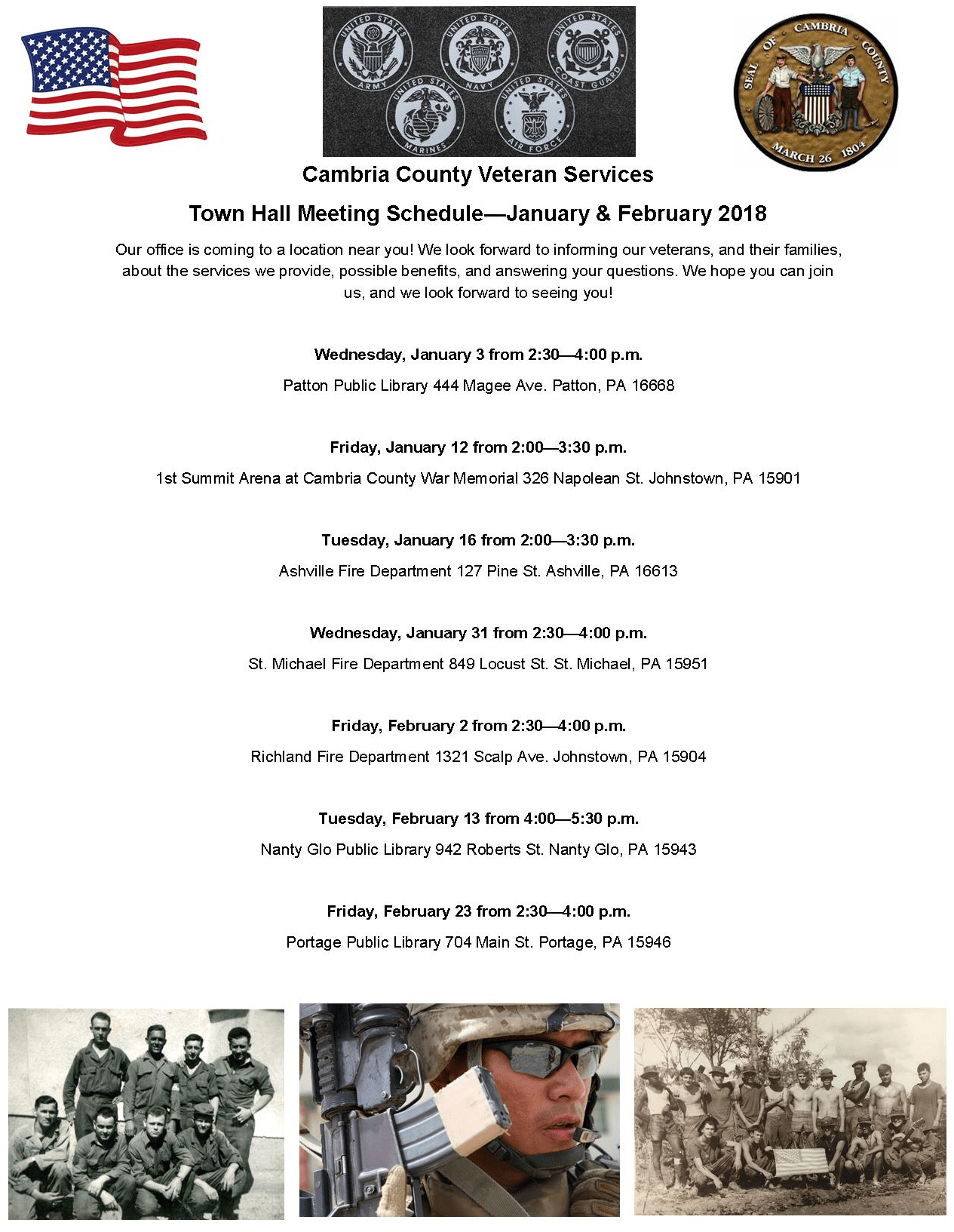 Town Hall Flyer Borough of Patton