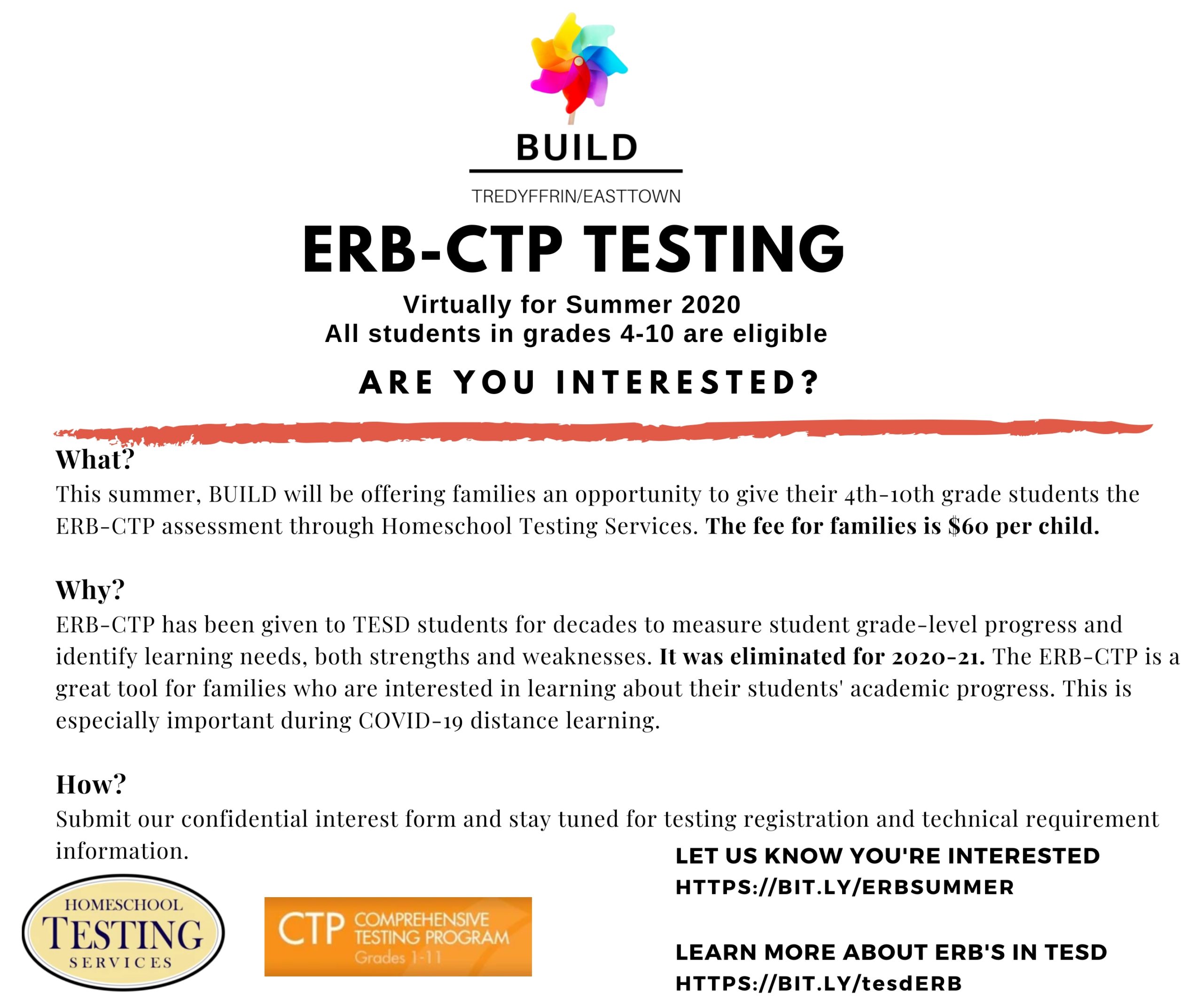 TE School District Eliminates ERB Testing as a Budget Strategy for 2020