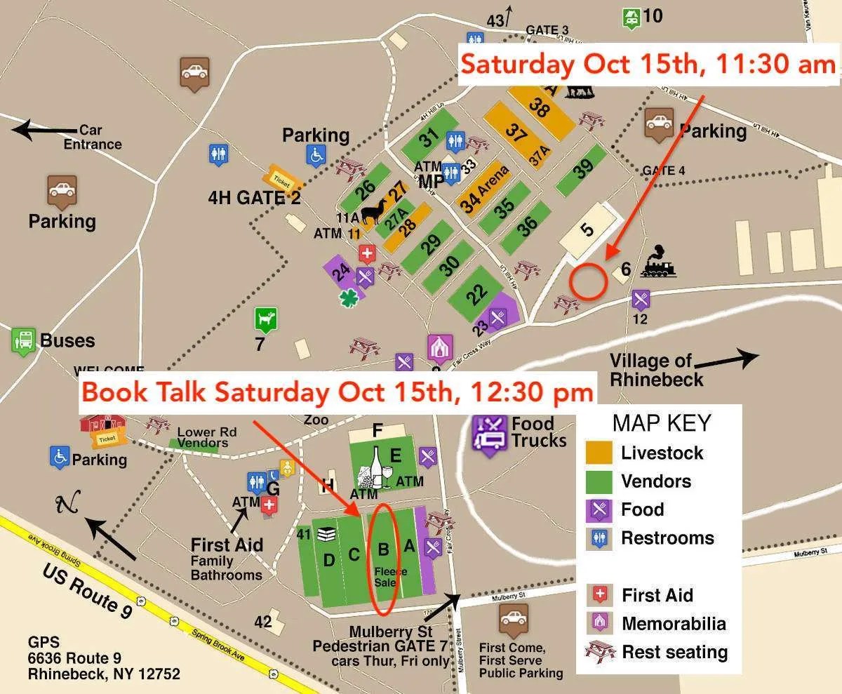 Rhinebeck Meet Up & Book Talk 2022 Patty Lyons Knitting Teacher