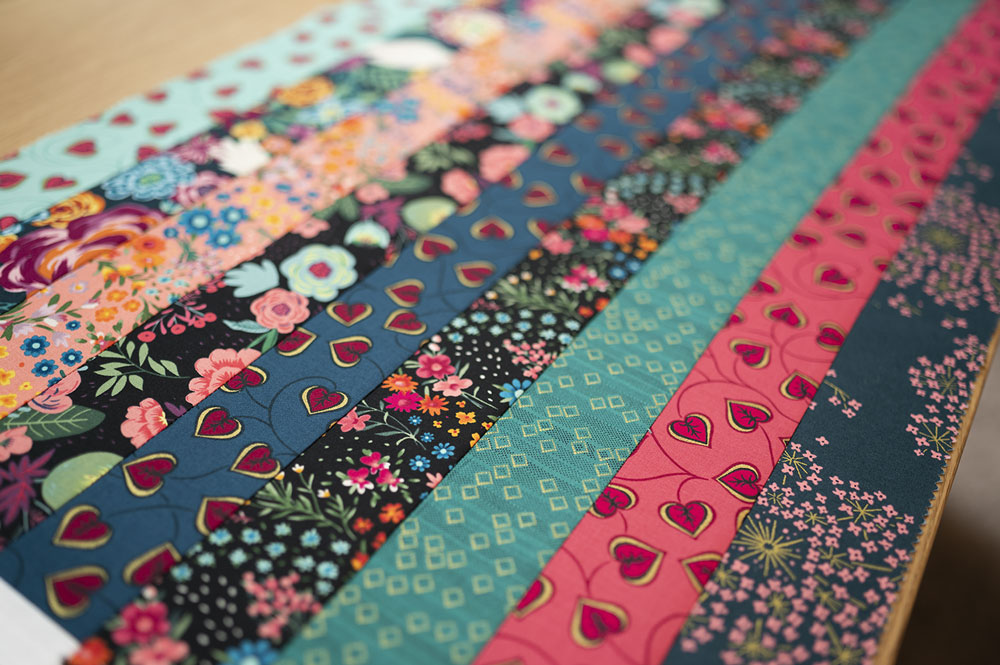 Jelly Roll Quilt Pattern for Placemats