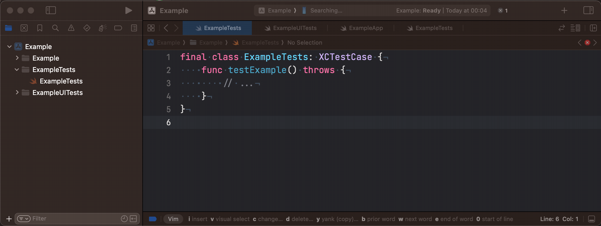 Missing Xcode run test buttons ·