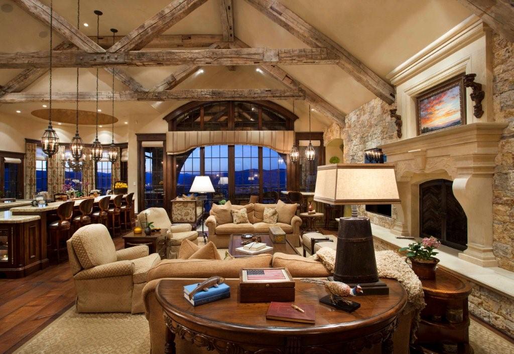 luxury mountain home design Utah Paula Berg Design