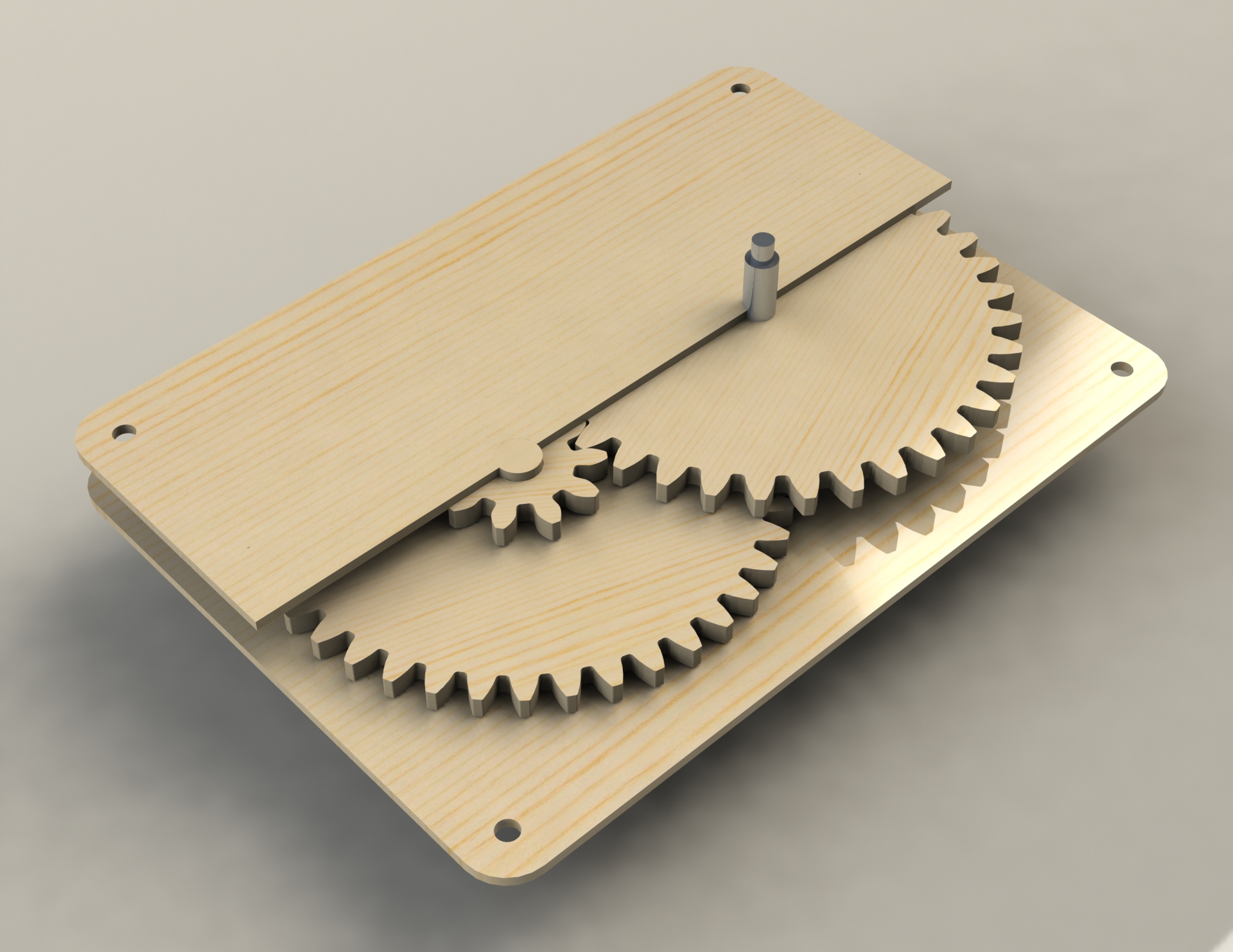 Wood Clock Gears with Motor Drive Part 1 of 3 Paul Bupe, Jr