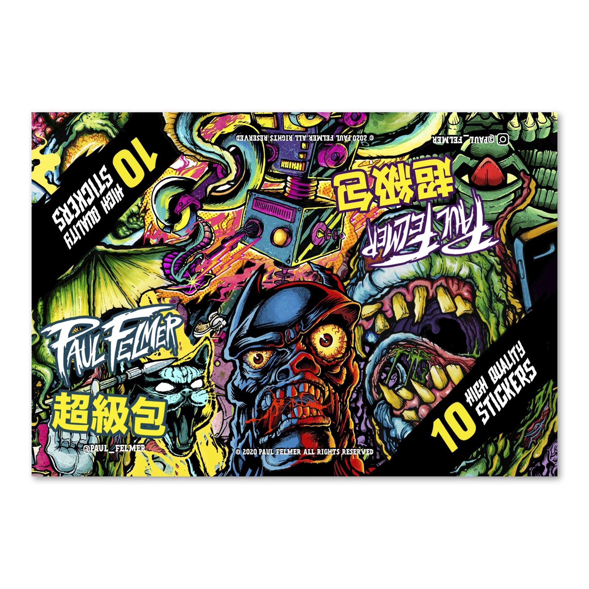 STICKERS PACK VOL.3 Paul Felmer