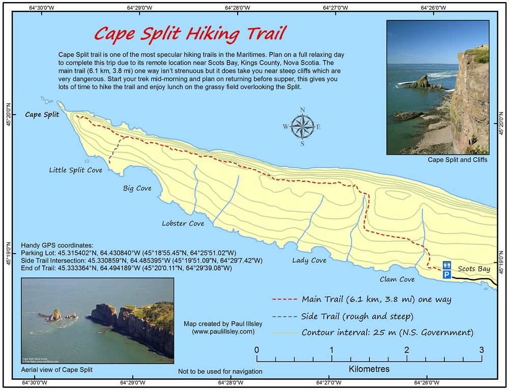 Cape Split Trail (Nova Scotia, Canada)