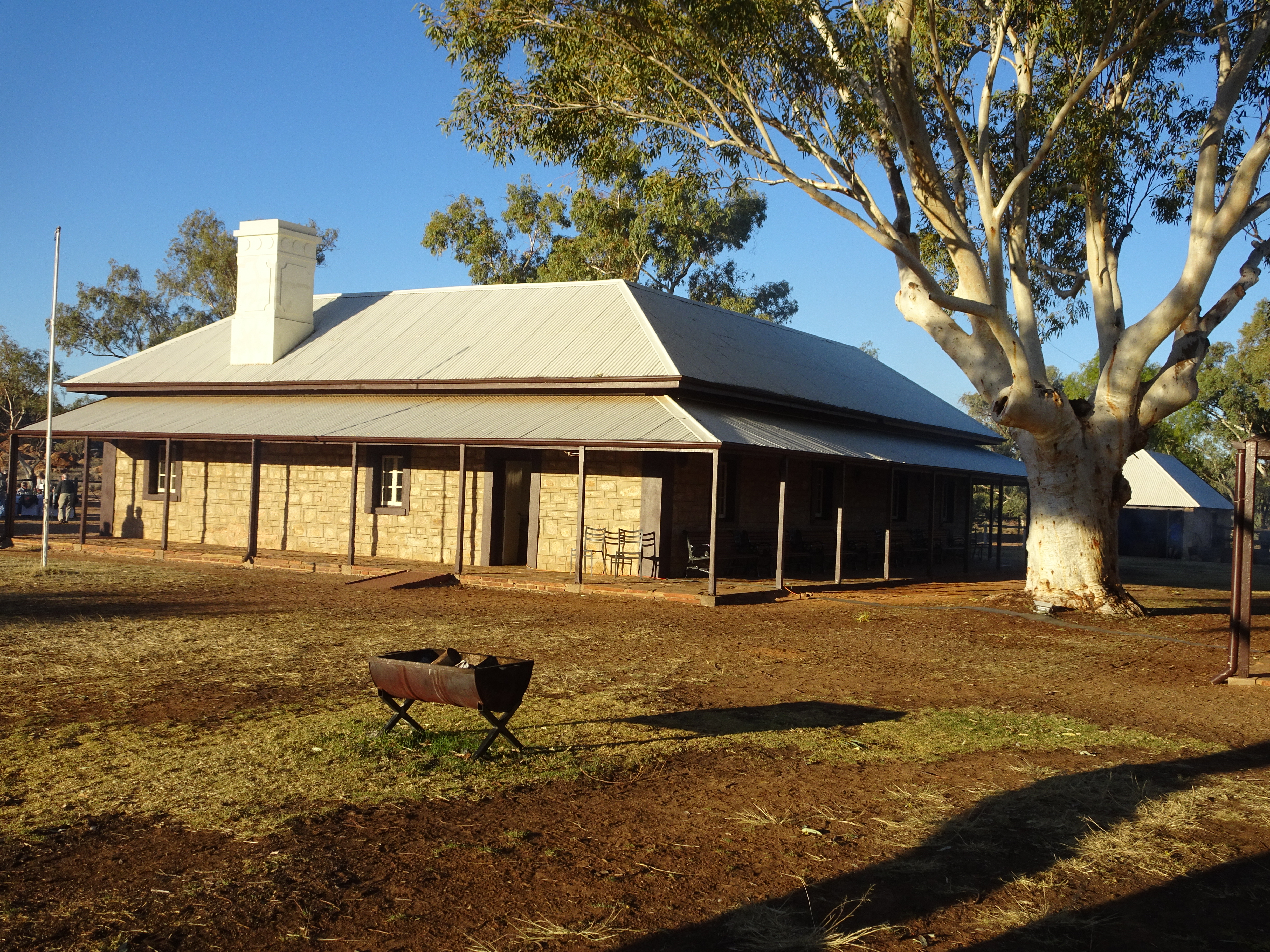Old Telegraph Station at Alice Springs.