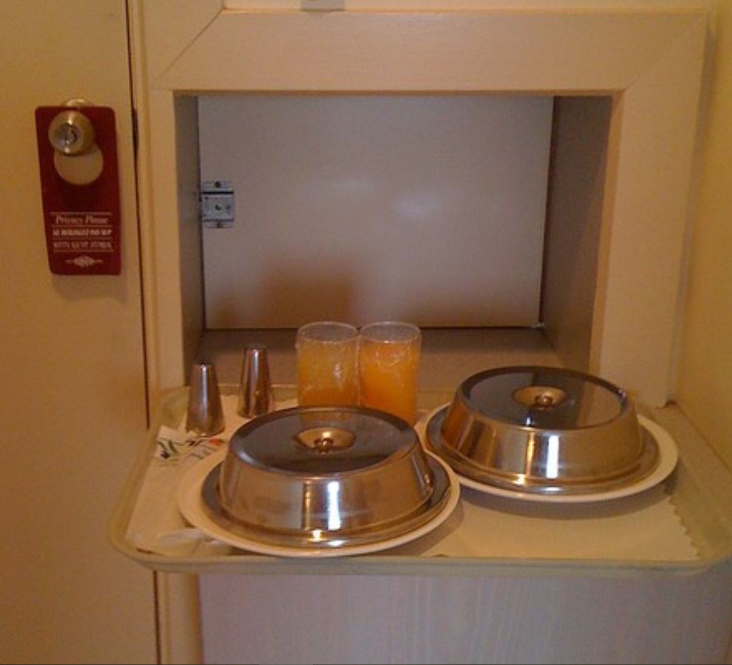 Motel breakfast 1960s