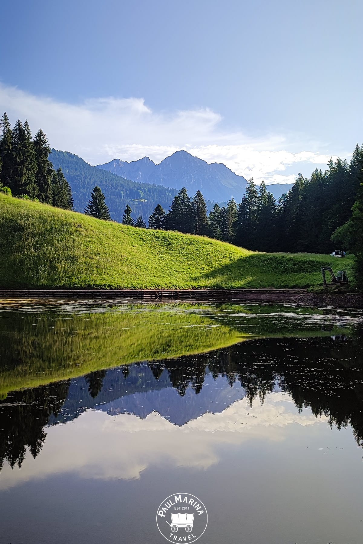 Wilder Kaiser early morning mountain view