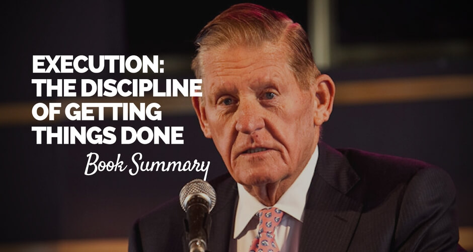 Execution The Discipline of Getting Things Done PDF Book Summary