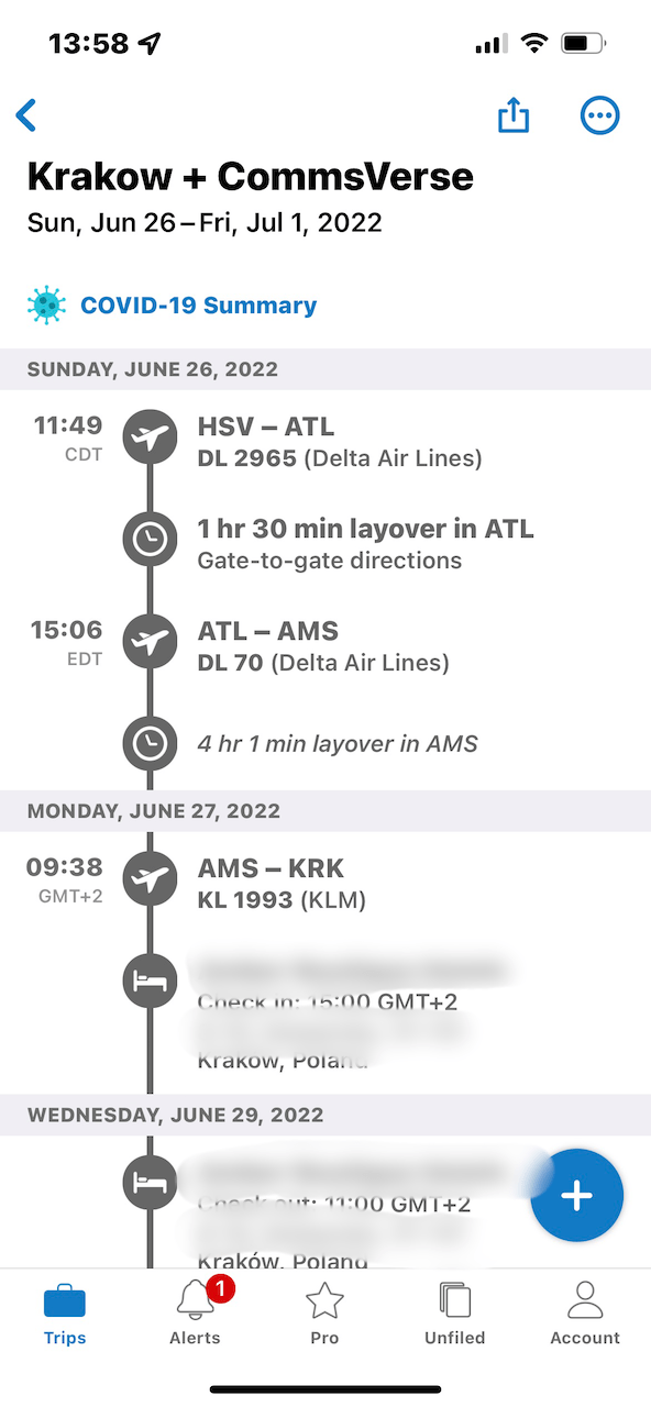 Travel Thursday managing flight and calendar stuff Paul's DownHome Page