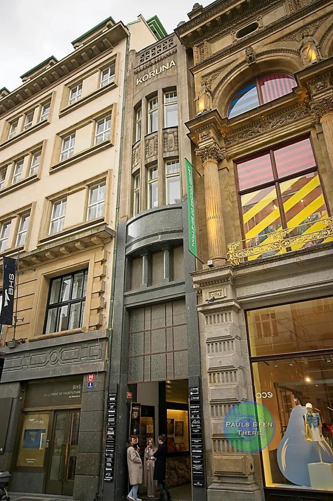Narrow Koruna Building