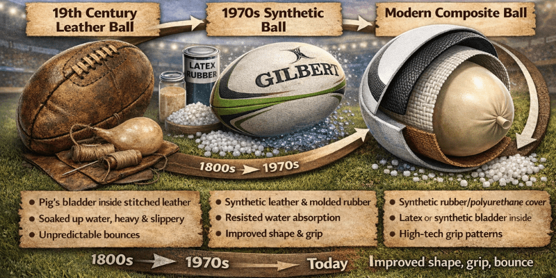 What Are Rugby Balls Made Of? Materials Guide