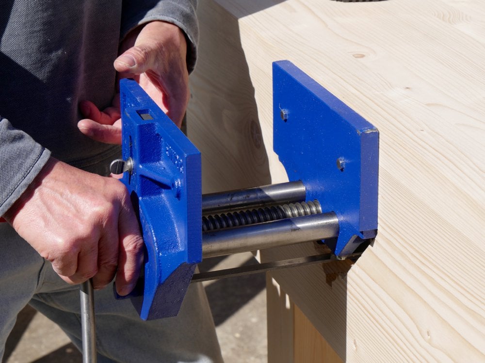 Eclipse Woodworking Vise Installation ofwoodworking