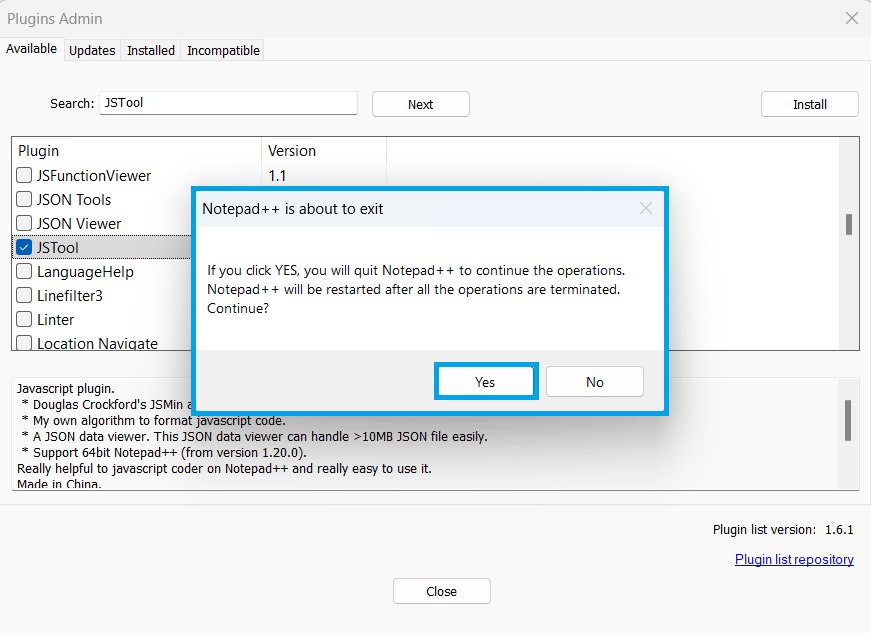 How to format JSON in Notepad++ paulsofts