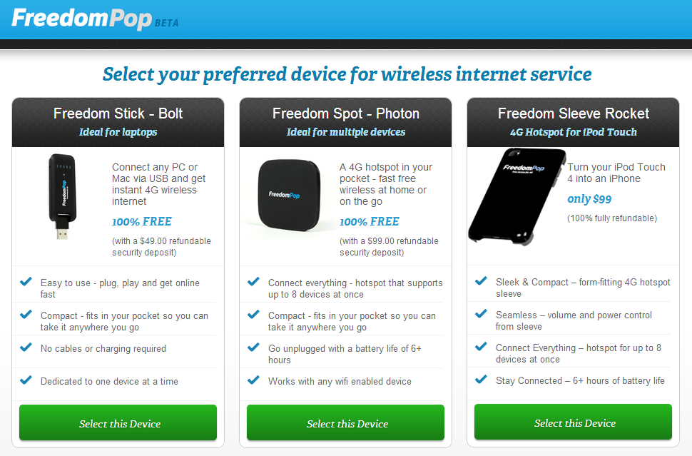 Checking out Freedom POP Paul's Techsplorations