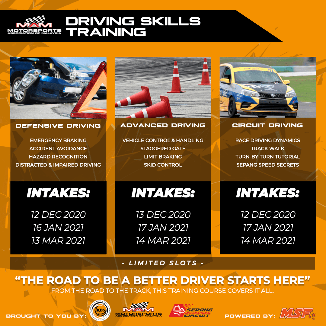 Motorsports Association Of Malaysia Launches Driver Training Courses Powered By Malaysia Speed Festival Paultan Org