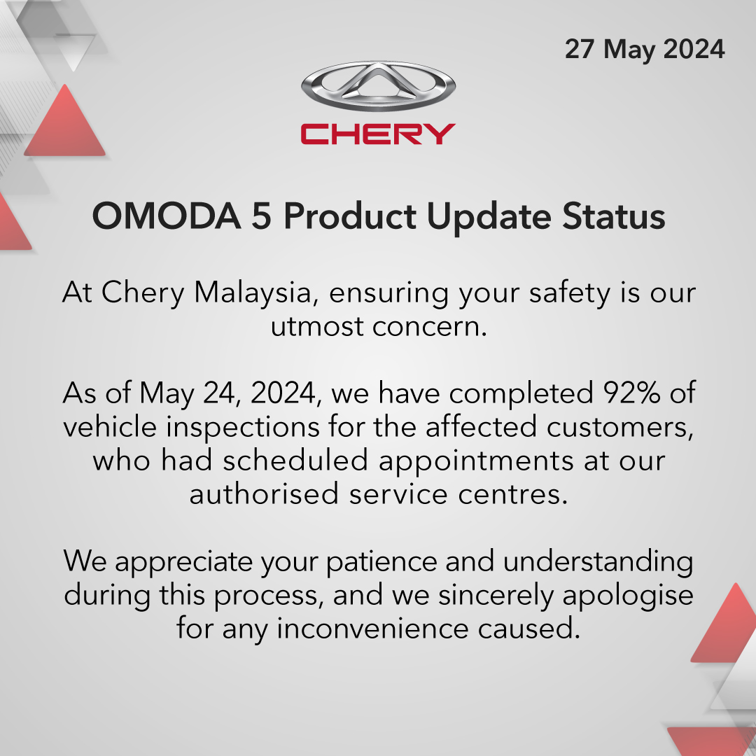 Chery Omoda Rear Axle May 27