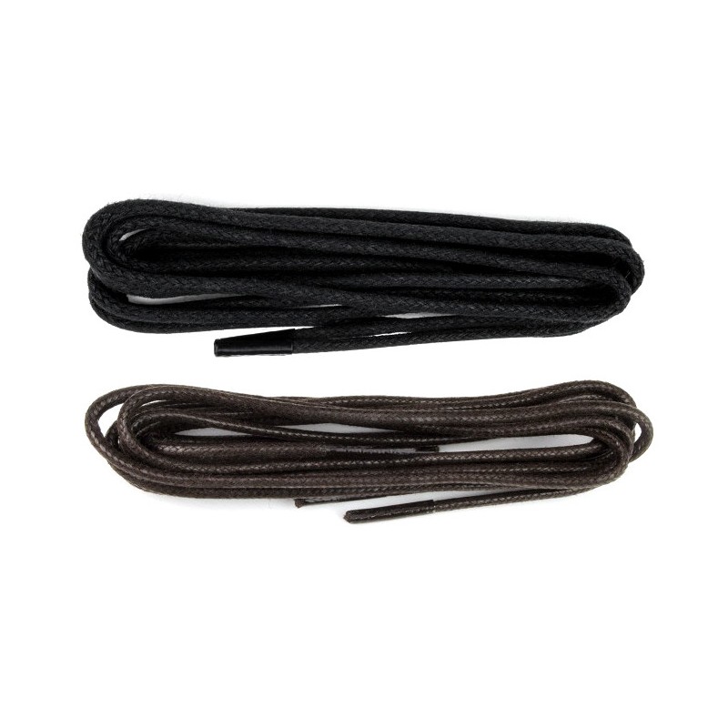 Fine waxed shoe laces 60cm