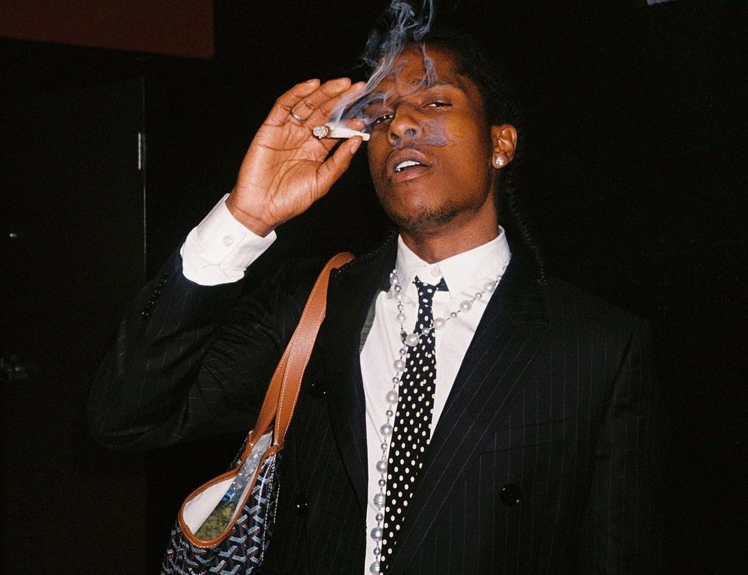 SPOTTED ASAP Rocky Serves in Smart Suit & Goyard Bag PAUSE Online