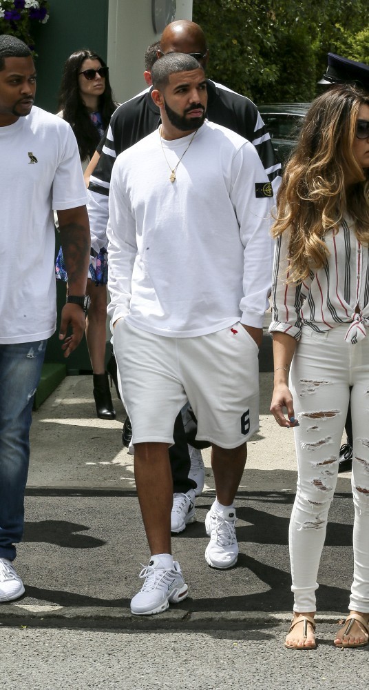 Spotted Drake Wears Stone Island at Wimbledon 2015 PAUSE Online