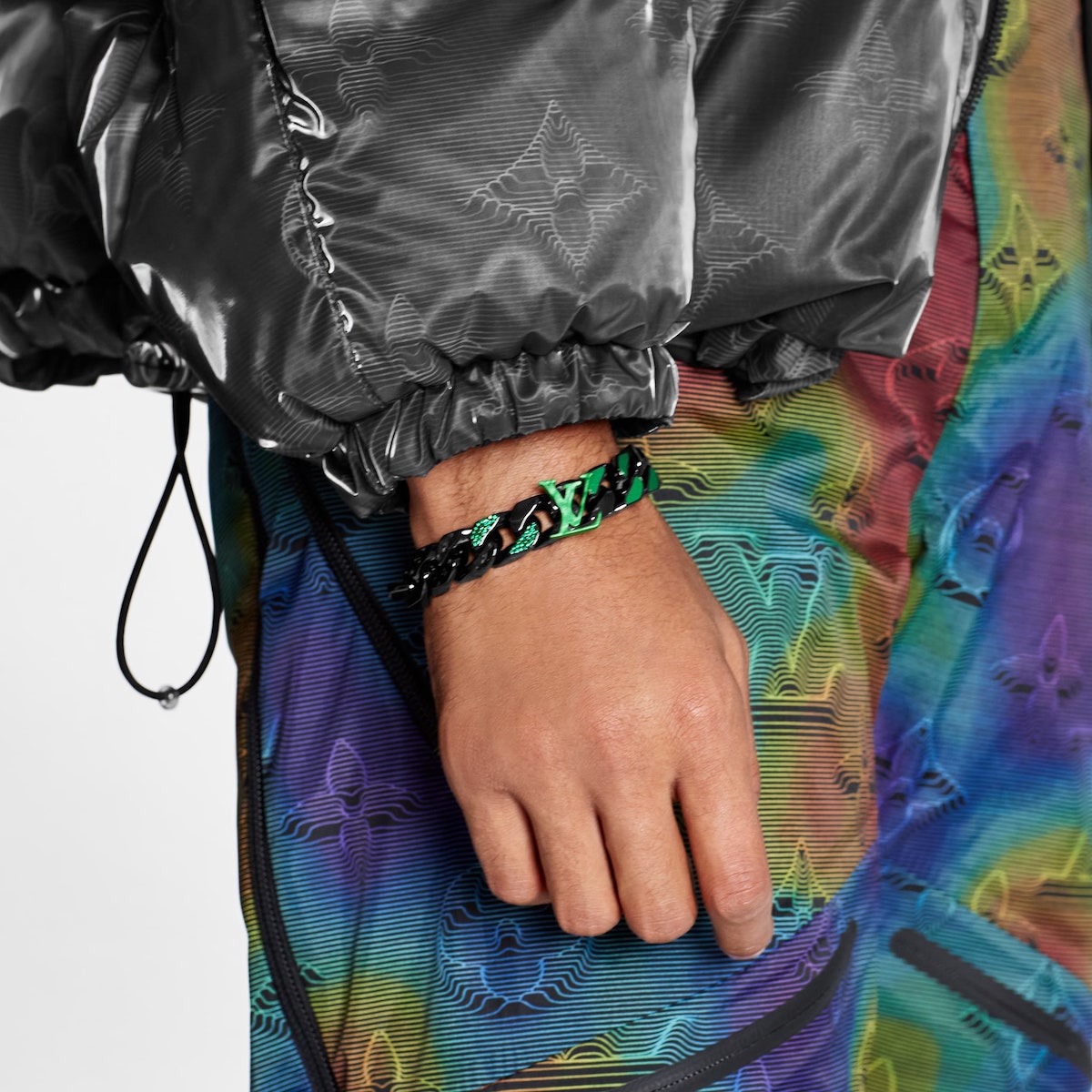 SPOTTED ASAP Nast Stays Warm in Neon Green Arc’teryx PAUSE Online