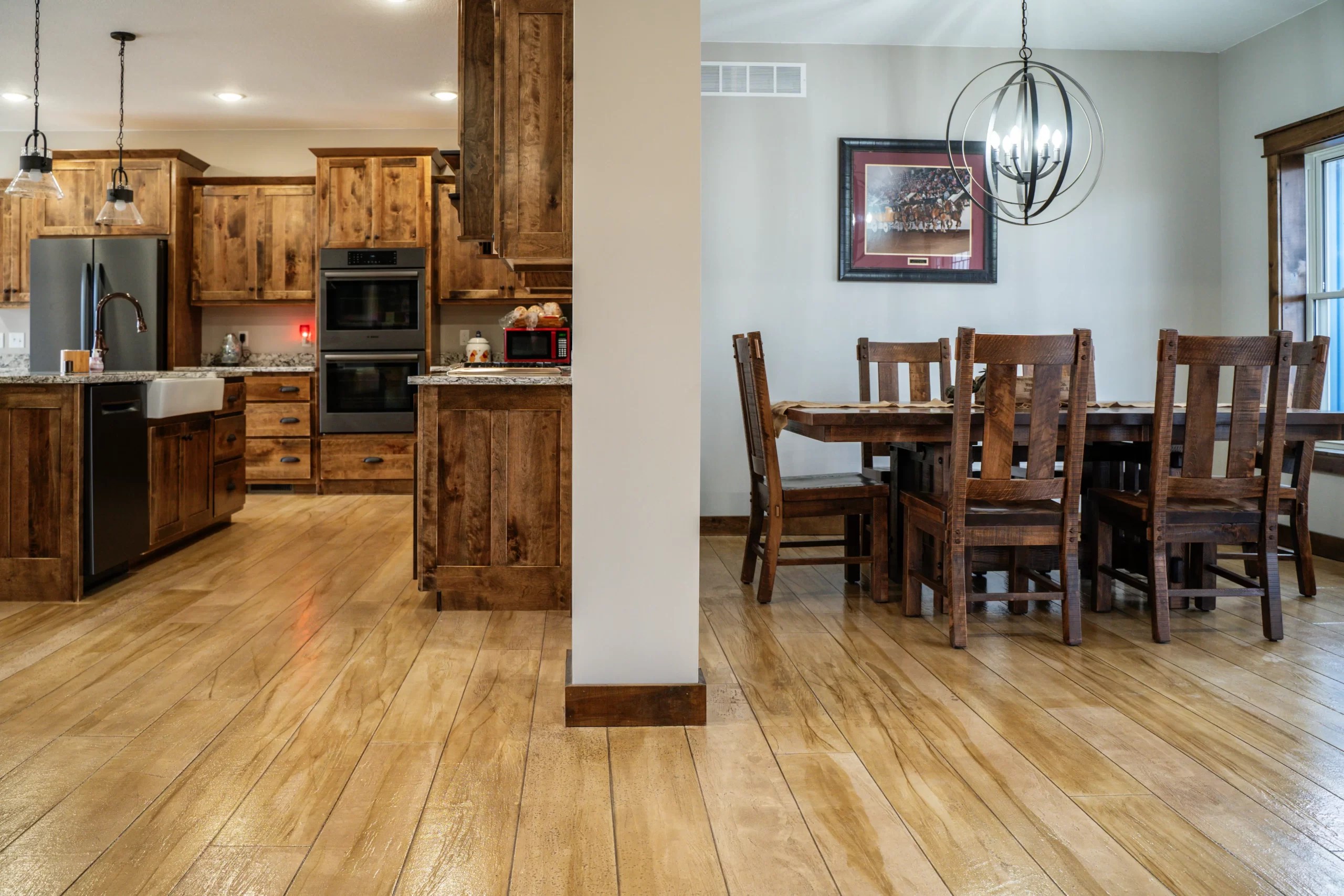 Rustic Wood Flooring Concrete Coating Paveman Coatings