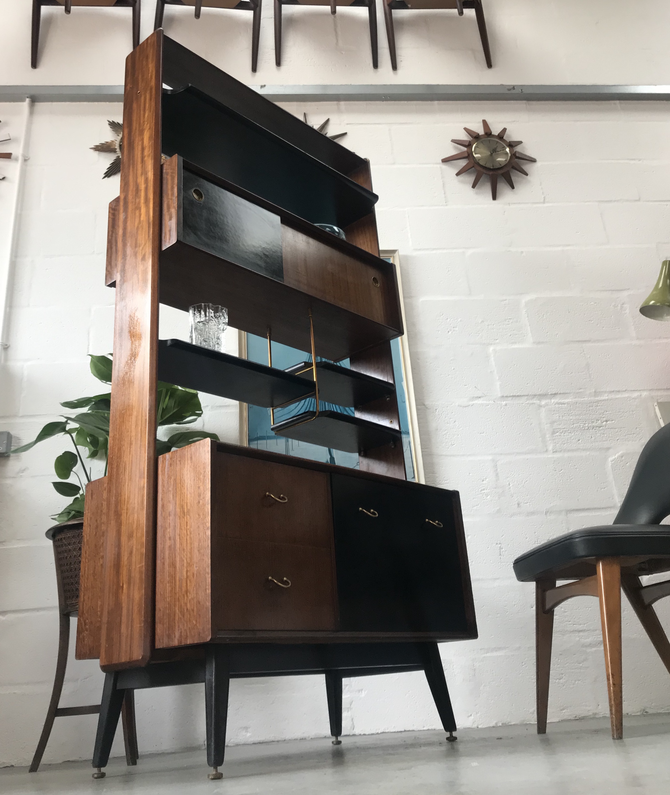 Mid Century 1960s G Plan ‘Librenza’ Room Divider / Wall Unit Pavement